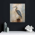 thumbnail image 4 of Nawypu  Bird Canvas Wall Art - Heron Painting with Gold Foil for Farmhouse Living Room Decor, 4 of 4