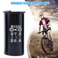 thumbnail image 1 of Tubo De Asiento De Bicicleta Tubo de sillín de bicicleta de carretera MTB Manguito reductor de tija de sillín de aluminio (27,2-28,6 mm), 1 of 2