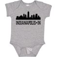 thumbnail image 3 of Inktastic Indianapolis Indiana City Skyline Boys or Girls Baby Bodysuit, 3 of 5