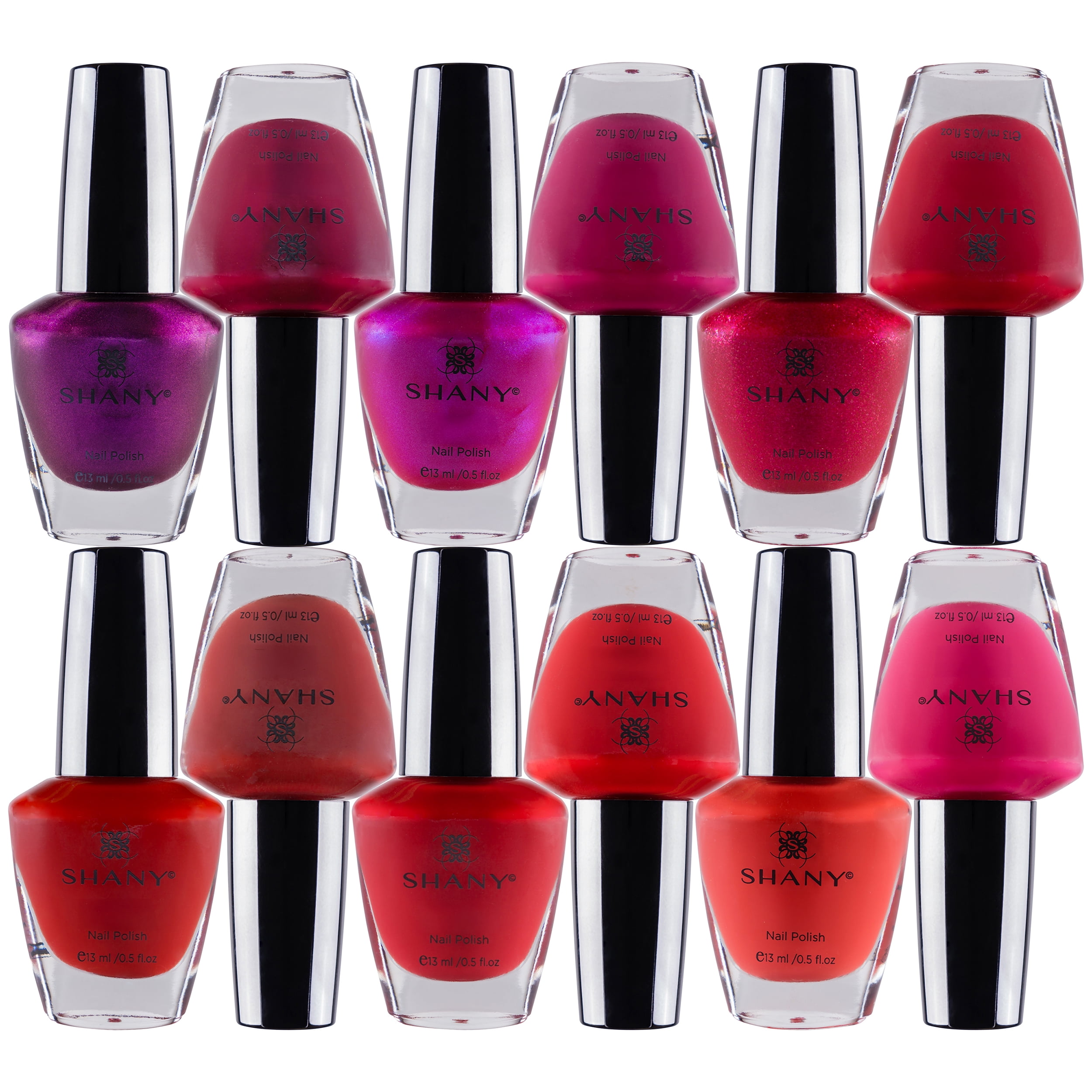 SHANY Shimmer And Matte Nail Polish Quick Dry Smudge Proof Nail Lacquer Varnish - Chip Resistant - LOVIE