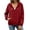 Wine(Jackets), variant on GUACER Women's Zip-Up Hooded Windbreaker with Pockets, Lightweight Outdoor Hiking Waterproof Jackets