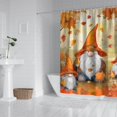 thumbnail image 3 of Rideau de Douche Joyeux Gnome de l'Action de Grâce, Rideau de Bain Réutilisable avec Crochets Rideaux en Polyester Basique pour Jour de l'Action de Grâce Fête d'Automne Décoration Maison, 3 of 5