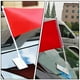 thumbnail image 1 of Phenofice 15Ud Practical Adhesive Flag Poles White Plastic for Car Window Decoration, 1 of 8