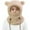 Caqui, variante sur Cagoule de Ski pour Enfants Garçons Filles Chapeau d'Hiver pour Enfants Cagoule Chaude pour Tout-Petits Foulard de Cou, Beige
