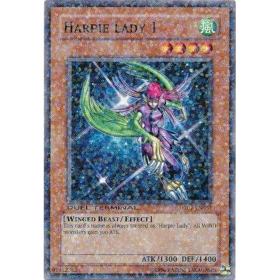 YuGiOh Duel Terminal 1 Parallel Rare Harpie Lady 1 DT01-EN057
