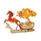 thumbnail image 1 of Figura de caballo, escultura animal, figura de escritorio, resina, estatua Feng Shui para estantería. Rojo, 1 of 9