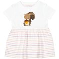 thumbnail image 3 of Inktastic Cute Woodland Animal Squirrel Girls Baby Dress, 3 of 5
