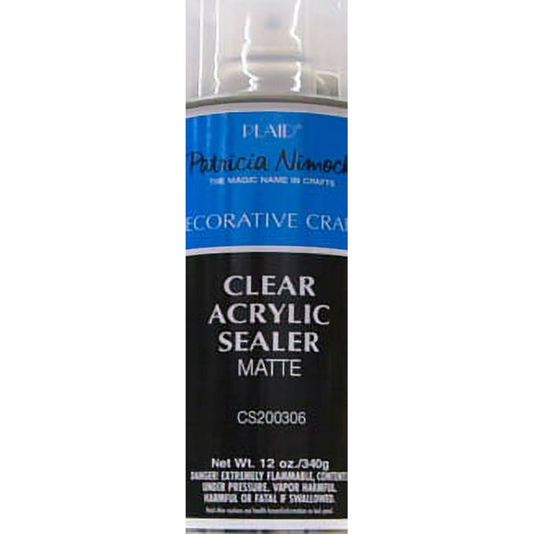 Plaid CS200306 Clear Acrylic Sealer Spray Matte 12oz