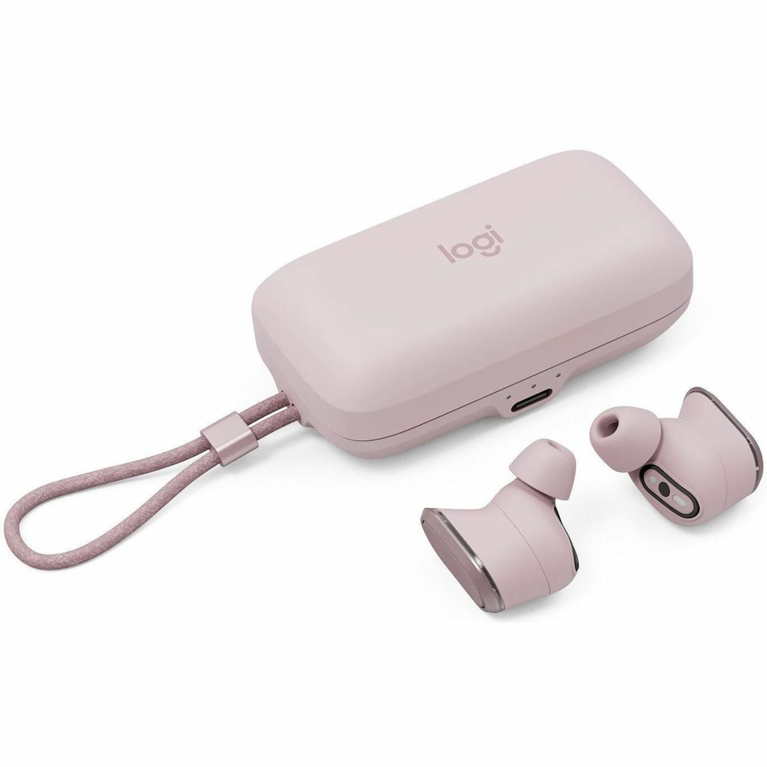 Logitech Zone True Wireless - Stereo - USB Type A - True Wireless - Bluetooth - 98.4 ft - 20 Hz - 20 kHz - Earbud - Binaural - In-ear - Noise Cancelling, Omni-directional, MEMS Technology Microphon...
