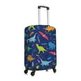 thumbnail image 3 of Uemuo Dinosaurs Adventure With Palms And Tropical Leaves Printed Washable Luggage Cover - Fashion Suitcase Protector Fits 18-32 Inch Luggage -X-Large, 3 of 9