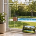 thumbnail image 5 of Koohome 2K Window Security Camera, Indoor Outdoor, Anti-Glare, Color Night Vision, AI Human Detection, Walnut Wood Casing, 5 of 8