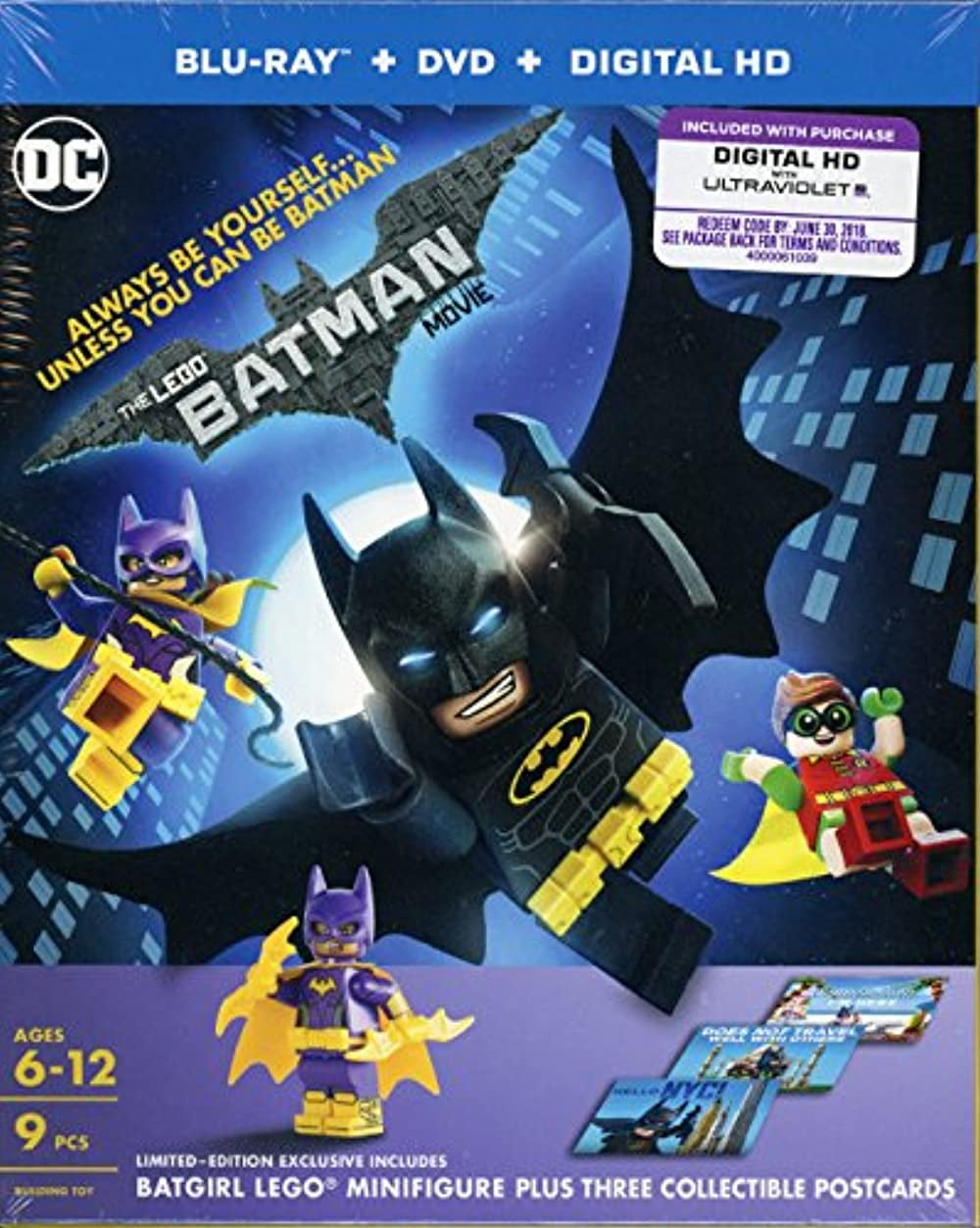 Dyrke motion Troende Langt væk Pre-owned - The Lego Batman Movie Blu ray DVD - Walmart.com