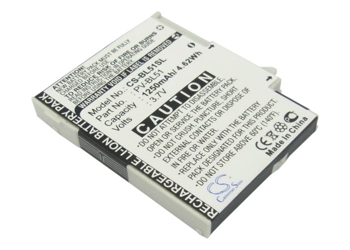 Replacement Battery For TMobile 3.7v 1250mAh / 4.63Wh Mobile