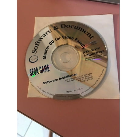 Software & Document Sega Game Master CD for Video Family Tested 3D EyeShips (Best Sega Genesis Games List)