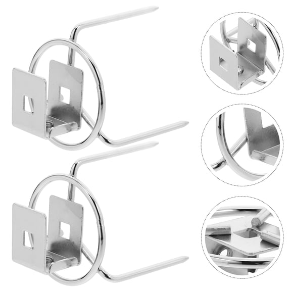 Soimiss 2Pcs Stainless Steel Rotisserie Forks for Air Fryer with Three for Multiple Meat Roasting