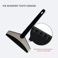 thumbnail image 3 of Car Snow Shovel, Windshield Scraper, Stainless Steel Upgraded Solid Frosted Rubber Painted Handle Refrigerator Defrosting Shovel, 3 of 8