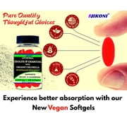 Nikoni Liposomal Clinoptilolite Zeolite, Charcoal and Organic Chlorella Supports Detox 240 Vegan Softgels