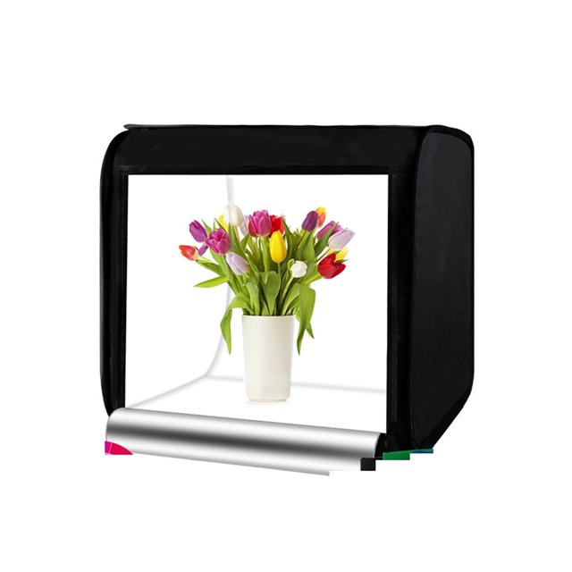 Photo Light Box Folding Light Room LED Lights for Photography Lightbox Studio Take Picture ,Easy to Use