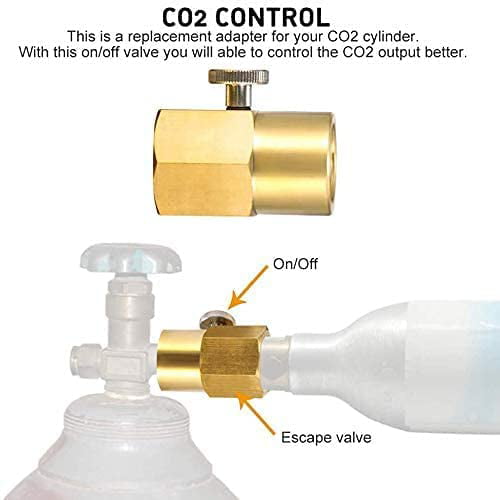 Details about   SodaStream Cylinder Refill Adapter W21.8-14 or CGA320 Connector Bleed Valve