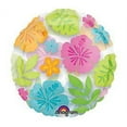 thumbnail image 4 of HULA GIRL LUAU TROPICAL BEACH Happy Birthday PARTY Balloons Decorations Supplies, 4 of 5