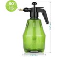 thumbnail image 4 of Fine Mist Spray Bottle Plastic Green 1.5L, Hand Held Pressure Plant Mister with Top Pump, Empty Water Sprayer Watering Can with Adjustable Nozzle, 4 of 4