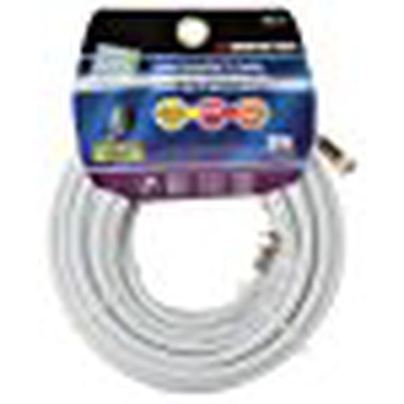 Monster Jhiu 140047-00 50 ft. White RG6 Video Coaxial Cable