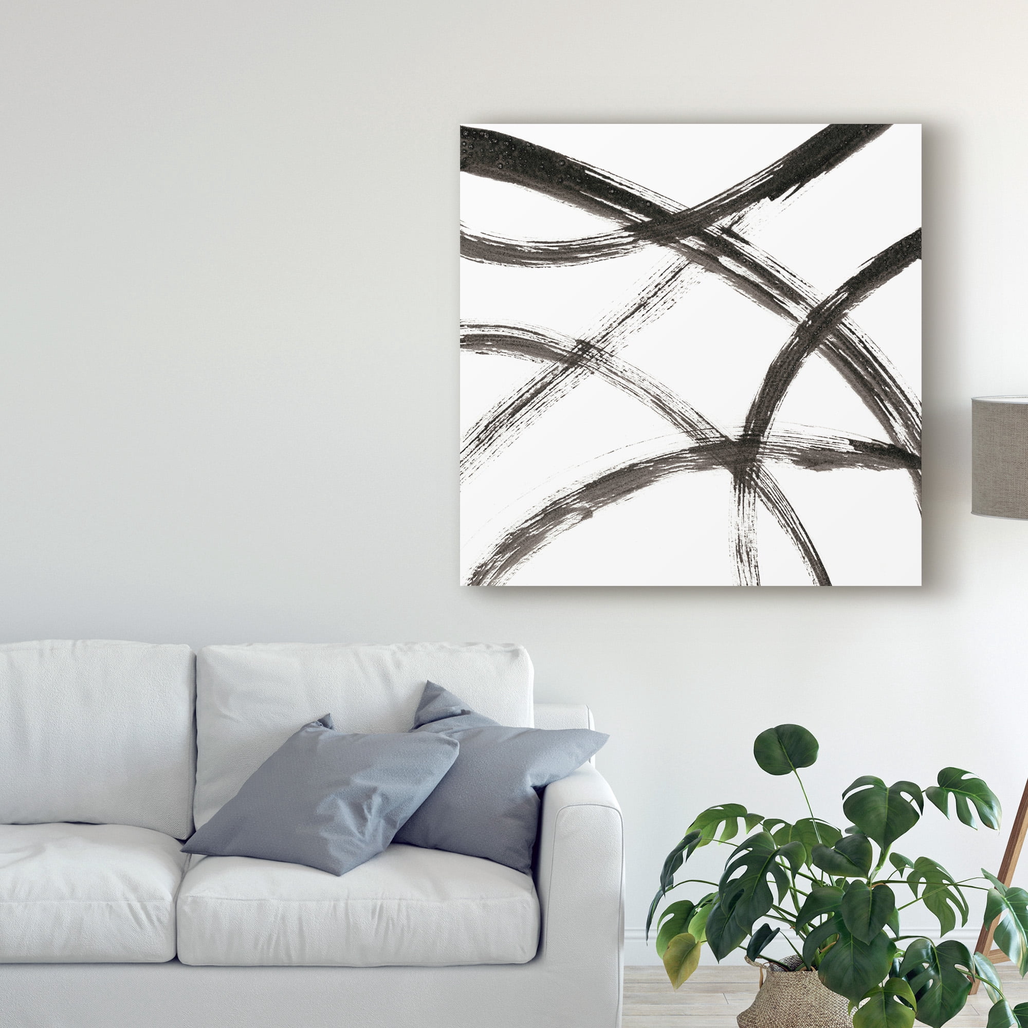 Trademark Fine Art 'Linear Expression VII' Canvas Art by J. Holland