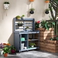thumbnail image 2 of Storage Potting Bench for Garden / Gardening Project / Keep Workspace Organized, 2 of 2