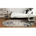 thumbnail image 2 of Rugs.com Lattice Frieze Collection Rug – 2' x 3' Oval Multi Medium Rug Perfect For Living Rooms, Large Dining Rooms, Open Floorplans, 2 of 9