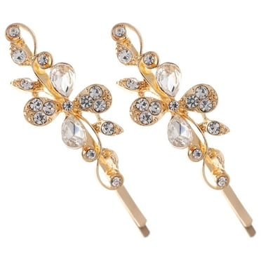 2pcs Wedding Bobby Pins Bridal Hair Pins Elegant Hair Accessories Bride Women Bobby Pins