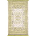 thumbnail image 2 of Unique Loom 3130002 3 ft. 3 in. x 5 ft. 3 in. Apollo New Classical Rectangular Rug, Light Green, 2 of 5