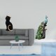 thumbnail image 2 of Figura de escritorio, estatua de gato, estatua de , figura decorativa creativa de resina, base antideslizante, adecuada para regalar, decorac, 2 of 8