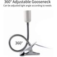 thumbnail image 2 of Base de Lampe LED E27, Support de Lampe Col de Cygne 400mm, Port Fileté E27 avec Rotation 360° pour Tatouage Maquillage Lecture de Nuit Plantation Lumière, 2 of 5