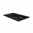thumbnail image 3 of 36" Morden Solid Surface Minimalist Thin Vanity Countertop - Marble Black, 3 of 6
