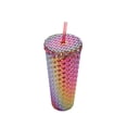 thumbnail image 2 of Mainstays plastic 26 ounce Luster Sipper Tumbler, Red, 2 of 3