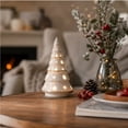 thumbnail image 4 of Feledorashia Lighted Ceramic Figurine, Christmas Tabletop Decoration, Holiday Character Accent for Mantels Shelves and Windowsills, Ceramic Construction with LED Light Details and Stable Base, 4 of 6