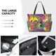 thumbnail image 3 of Fotbe Colorful Dinosaur Bolsa de Viaje para Playa - Resistente al Agua, Bolsa Tote de Gran Capacidad y Ligera con 7 Bolsillos para Mujeres y Hombres, 3 of 7