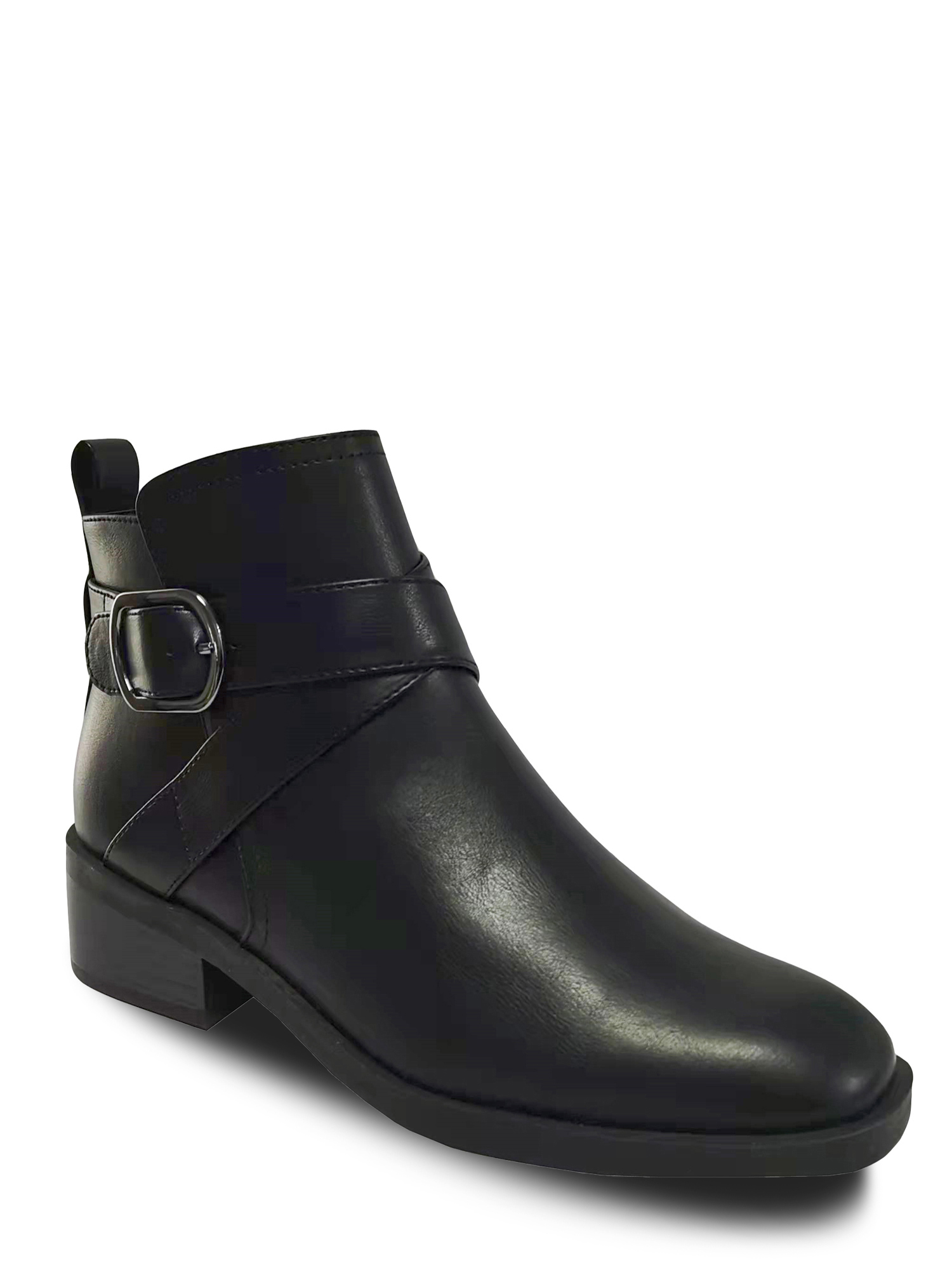 Time and Tru Women's Ankle Buckle Boots - Walmart.com