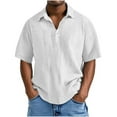 thumbnail image 5 of 2 Pack Plus Size Golf Shirts for Men Big & Tall M-5X Short Sleeve T-Shirts Mens Casual Solid Pullover Button Collared Relaxed Workout Tees Tops, 5 of 8