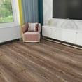 thumbnail image 5 of Peel and Stick Floor Tile, 36 Pack 54 Sq.Ft, （NO Sticky Residue Left） Waterproof Wood Plank Vinyl Tile Stickers, Self-Adhesive DIY for Bedroom, Living Room, Bathroom （36"" x 6""，Dark Brown ）, 5 of 16