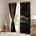 thumbnail image 3 of Feelyou 3D Leopard Cheetah Blackout Curtains Set of 2 (52x84 Each), Retro Western Fashion Window Curtains, Kawaii Jungle Animal Curtains and Drapes, Black Out Curtains Decor, 3 of 6