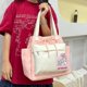 thumbnail image 2 of Sanrio Kuromi Cinnamoroll-Bolso de hombro de dibujos animados Kawaii, gran capacidad, contraste, impermeable, paquete de bolsillo, chica linda, Corazón, 2 of 5