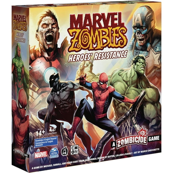 Marvel Zombies: Heroes’ Resistance, Marvel Comics Strategy Board Game, for Adults and Teens Ages 14 