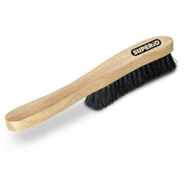 Hat Brush Horsehair Bristles, Solid Wood Durable Felt Hat Brush, Cowboy