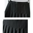 thumbnail image 3 of Mchoice Girls Women High Waisted Plain Pleated Skirt Skater Tennis School Uniforms A-line Mini Skirt Lining Shorts, 3 of 5