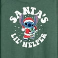 thumbnail image 3 of Lilo & Stitch - Santas Lil Helper - Women's Lightweight French Terry Long Sleeve Shirt, 3 of 5