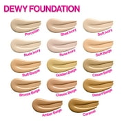 Wet n Wild Photo Focus Dewy Liquid Foundation Makeup, Soft Ivory, 1.0 fl oz