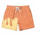 thumbnail image 3 of WAYUTE Boys Swim Trunks Elasitc Waisted Swim Shorts Soft Comfortable Bathing Suit Kids Outdoor Playwear Casual Surfing Swimming, 3 of 4