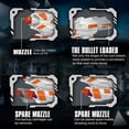 thumbnail image 4 of Pistolas bláster POKONBOY compatibles con Nerf con 80 dardos de espuma, 4 of 7
