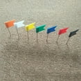 thumbnail image 3 of Raindrops Assorted Color Flag Push Pins 160Pcs for Map Banner Thumb Tacks PP Metal Travel Enthusiasts, 3 of 6